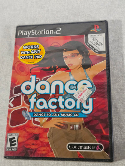 Dance Factory PS2 PlayStation 2 New Factory Sealed - Dance Mat Game - New Sealed - Music Rhythm Game - CodeJem - Black Label