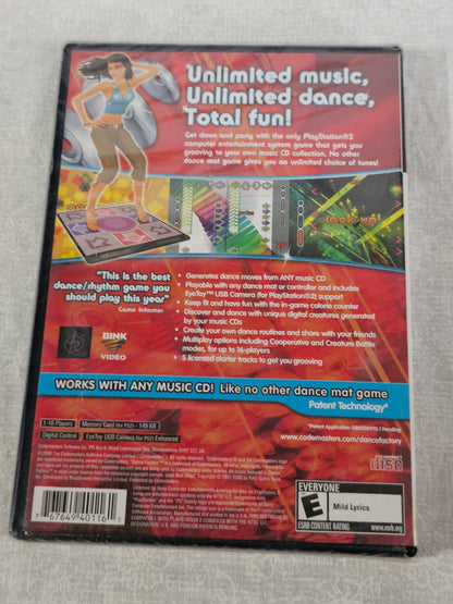 Dance Factory PS2 PlayStation 2 New Factory Sealed - Dance Mat Game - New Sealed - Music Rhythm Game - CodeJem - Black Label