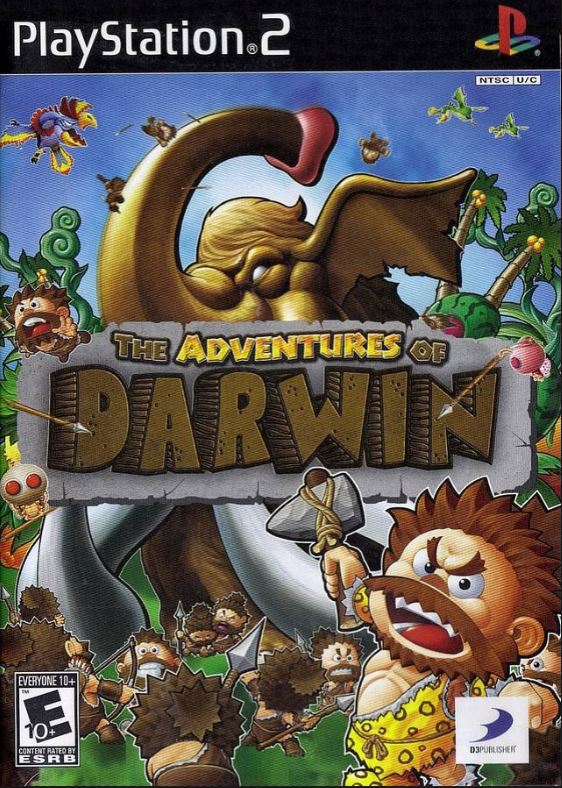 Adventures of Darwin Sony PlayStation 2 PS2 Game 2007 Platformer Action Puzzle Adventure Complete Survival Kids Family Friendly Original
