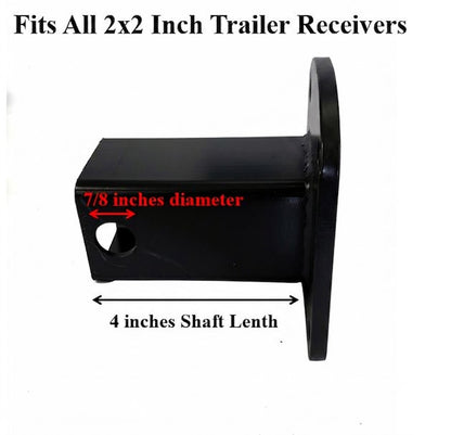 Trailer Hitch Cover 2 Inch - Black Texas State Silhouette Tow Plug Cover For Truck SUV - Lone Star Pride Automotive Decor Accessory Gift Set