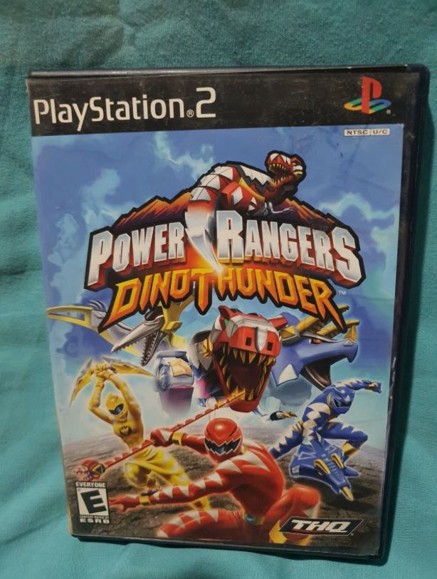 Power Rangers: Dino Thunder (Sony PlayStation 2, 2004) Game Disc Very Good VG