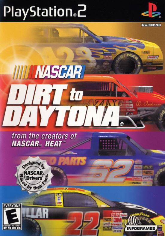 NASCAR: Dirt to Daytona (Sony PlayStation 2, 2002) Complete