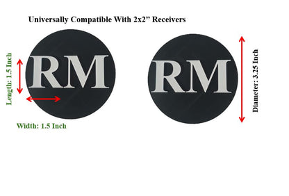 Print on Demand Business Personal Advertising Truck Trailer Hitch Receiver Tow Cover Plug Cap 2"