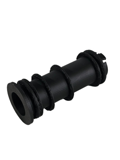 4-Pack Douglas 238B Plastic Swivel Chair Stool Insert Bushing 2-1/16" x 2-3/8" x 4" Black Replacement Sleeve Part