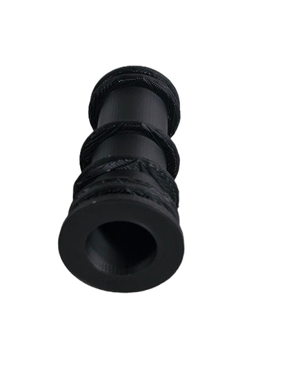 4-Pack Douglas 238B Plastic Swivel Chair Stool Insert Bushing 2-1/16" x 2-3/8" x 4" Black Replacement Sleeve Part