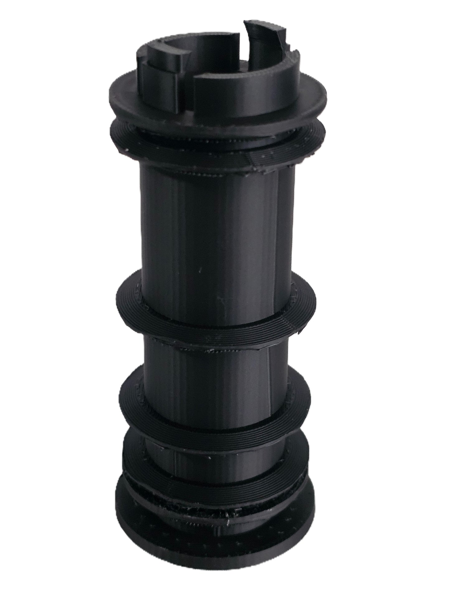 4-Pack Douglas 238B Plastic Swivel Chair Stool Insert Bushing 2-1/16" x 2-3/8" x 4" Black Replacement Sleeve Part