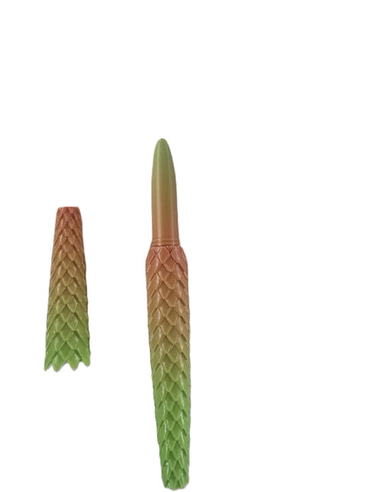 Dragon Scale Ballpoint G2 Pen Converter Cover Scale Armor Accent Orange Green