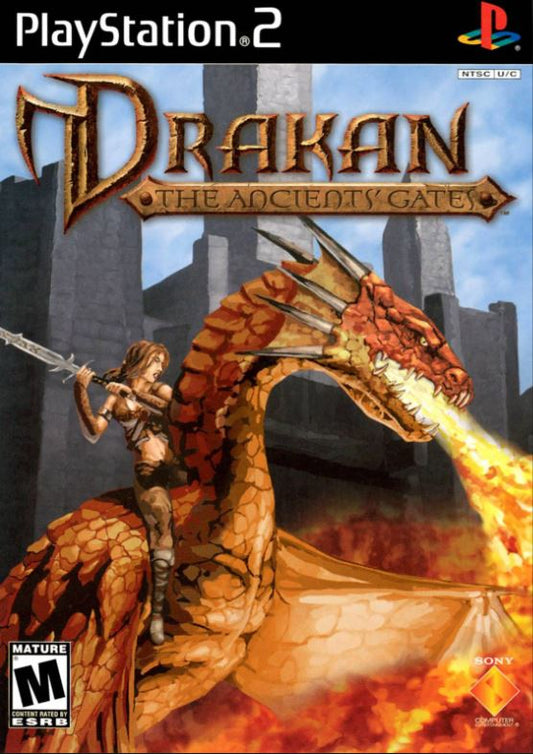 Drakan The Ancients Gates (PlayStation 2, 2002) Game Disc Very Good Free Ship