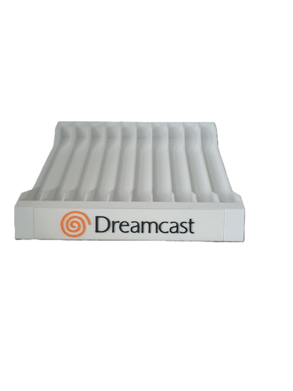 Dreamcast Game Disc Stand Retro Sega Storage Organizer Rack HKT-3010 Pearl White