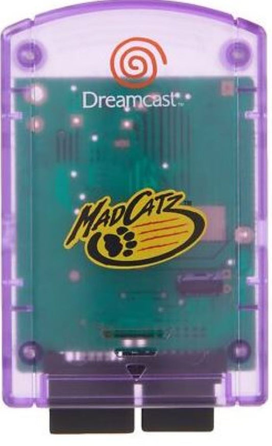 Mad Catz Translucent Purple Memory Card VMU Unit Sega Dreamcast 1999 HTK-7000