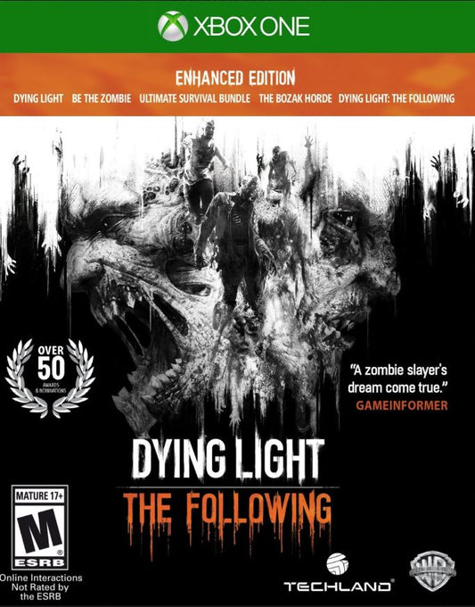 Dying Light: The Following - Enhanced Edition For Xbox One - Near Mint Complete