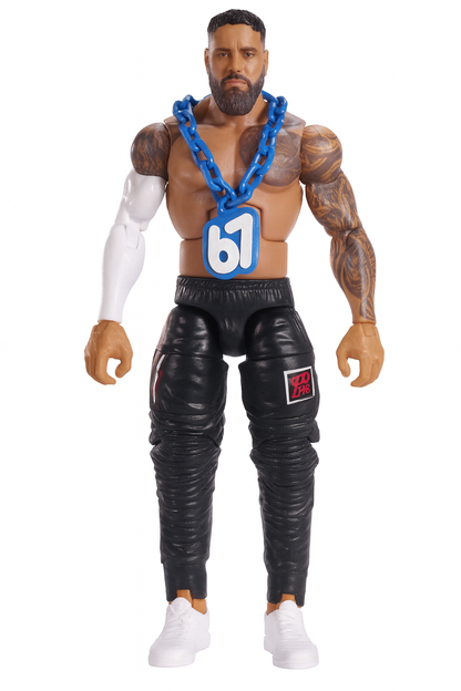 67 Hype Bing Necklace Compatible With WWE Wrestling Figure Accessory WWF AEW Blue
