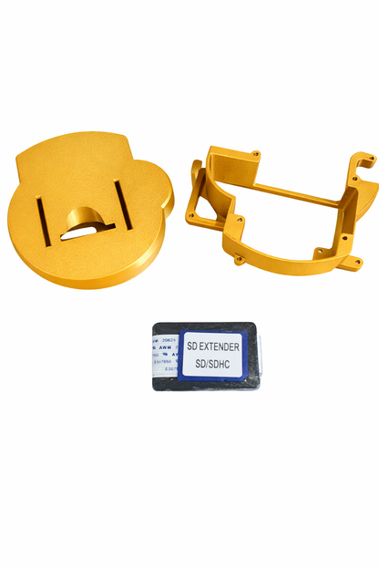 GC Loader Mount Tray Kit with SD Extension Cable for GameCube Jet Black Purple Indigio Satin Silver Spice Orange Bundle DOL-001 New Custom