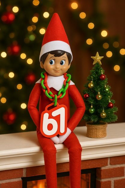 67 Hype Chain For Elf on the Shelf Christmas Decor Six Seven New Red Green White