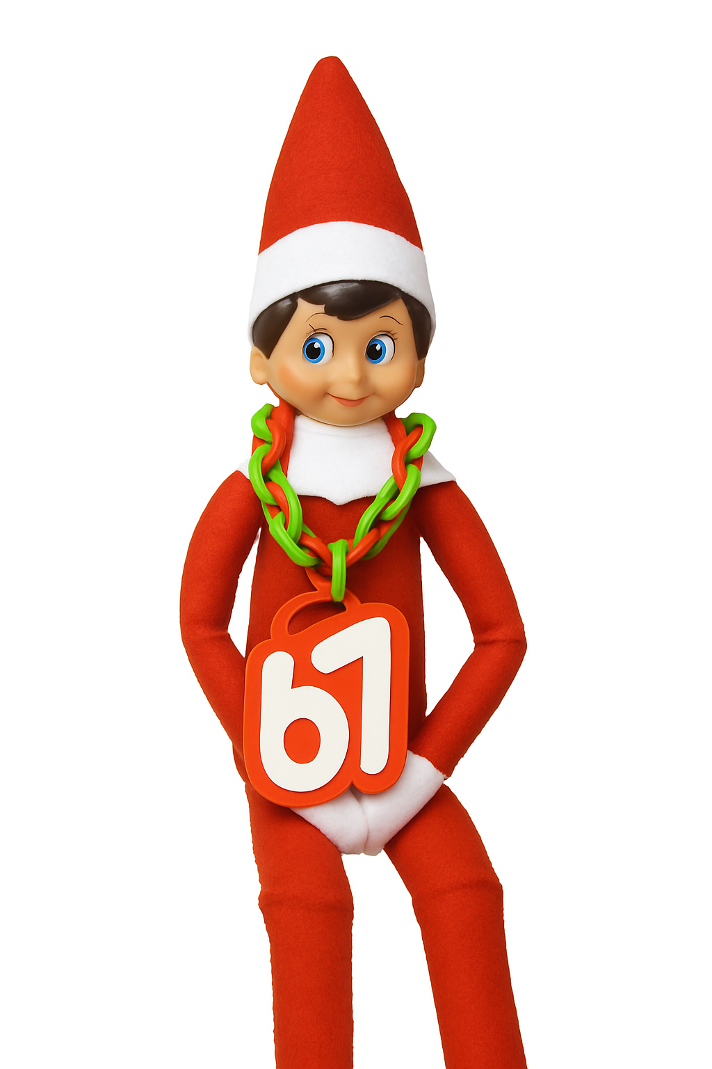 67 Hype Chain For Elf on the Shelf Christmas Decor Six Seven New Red Green White