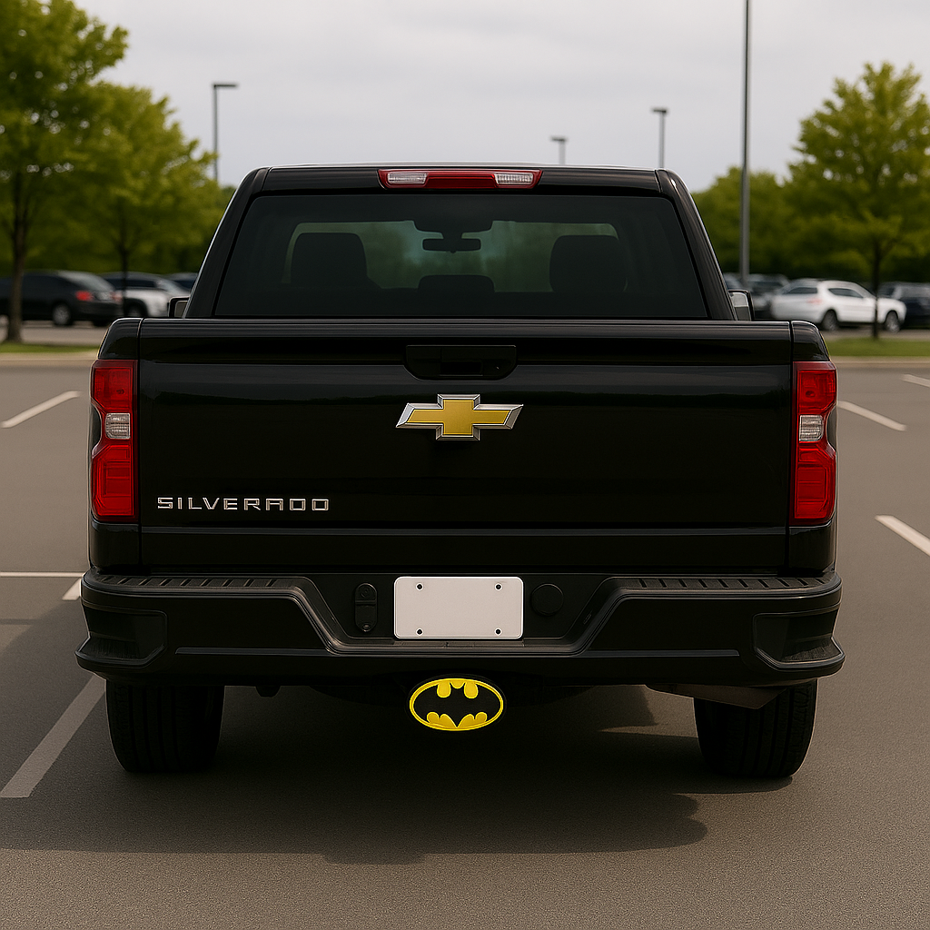 Classic Batman Plastic Trailer Tow Hitch Cover Cap Car Truck SUV 2" Receiver