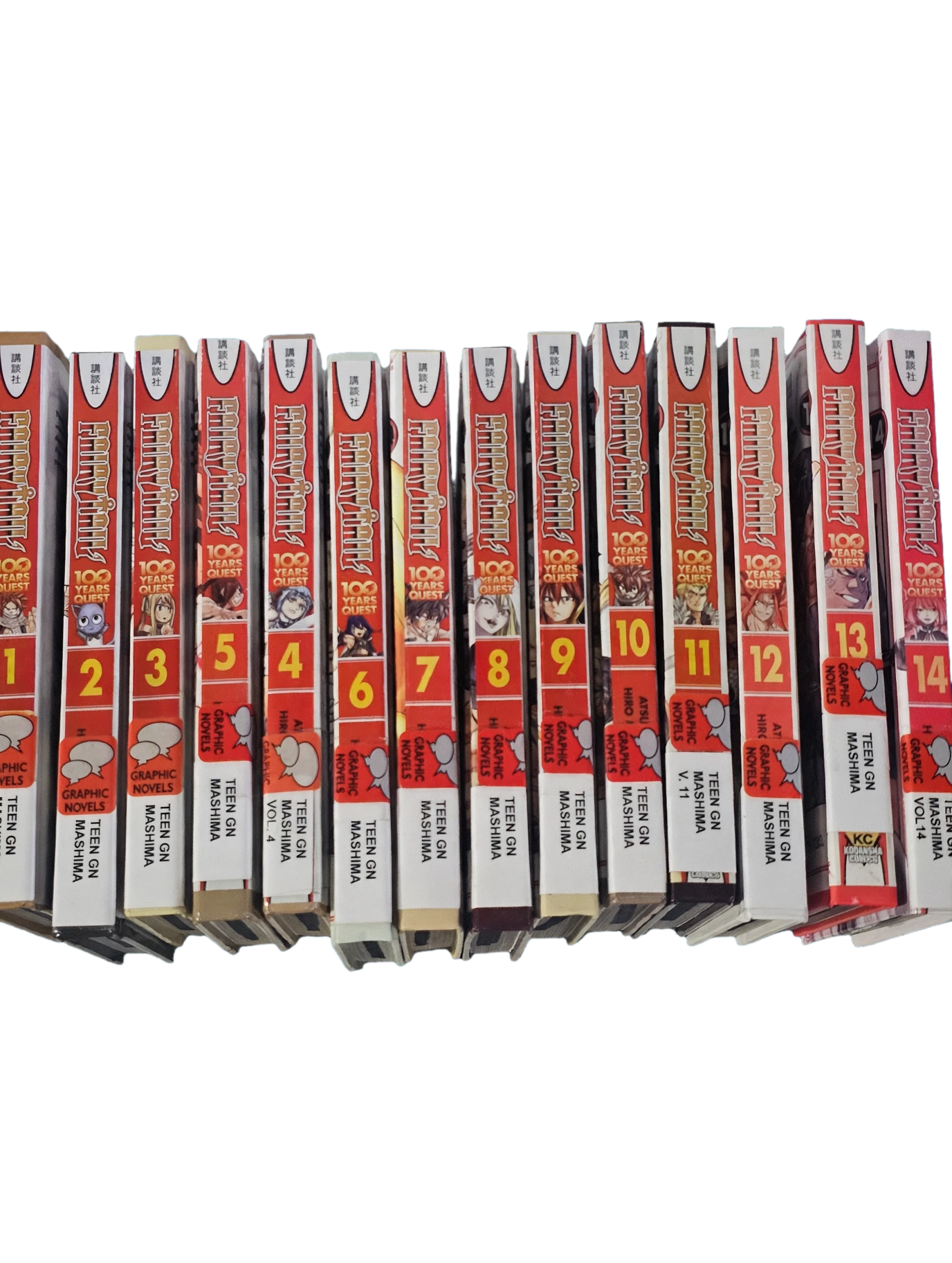 Fairy Tail 100 Years Quest Manga Lot Volumes 1 to 14 - English Hardcover Library Bound - Atsuo Ueda