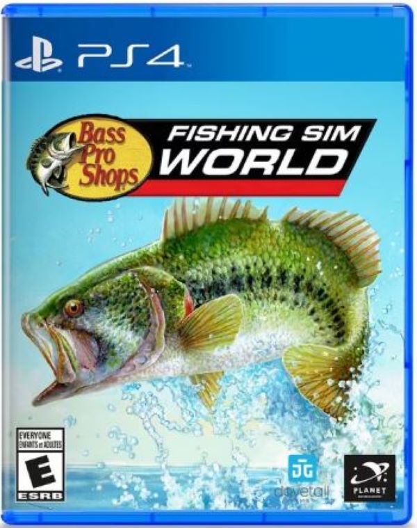 Bass Pro Shops Fishing Sim World (Sony PlayStation 4, PS4, 2020) Disc Very Good
