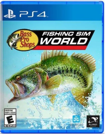 Bass Pro Shops Fishing Sim World (Sony PlayStation 4, PS4, 2020) Disc Very Good