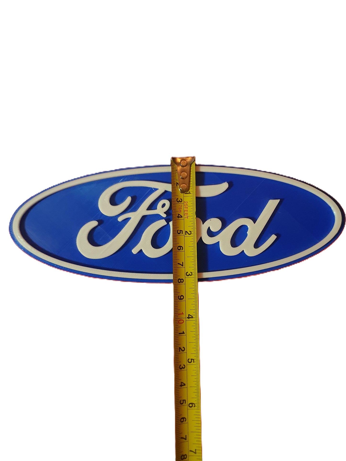 Blue Ford Cover Trailer Truck Plug Cap Tow Hitch 2" Receivers Oversized Logo 8x3