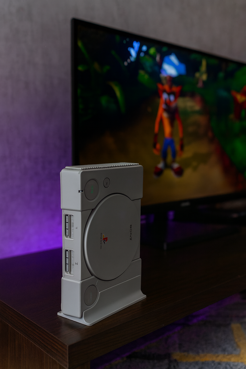 Sony PlayStation 1 PS1 Vertical Stand Organizer Rack SCPH-1001 PSX 3D-Printed