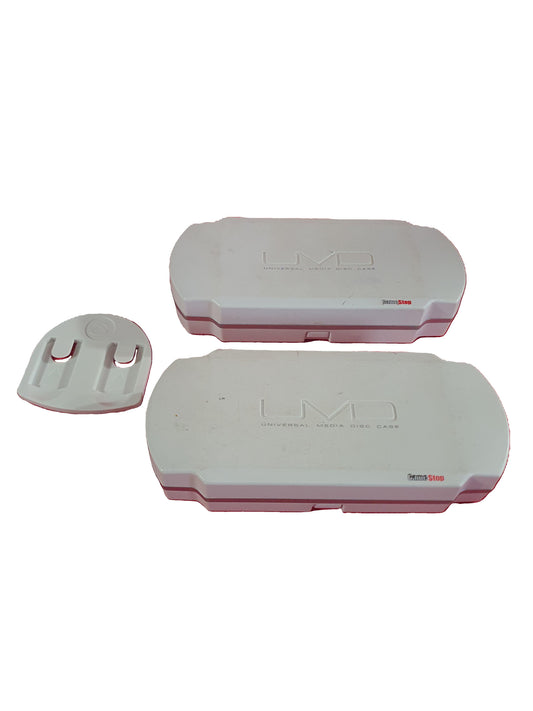 Sony PSP Hard Shell Game UMD Case 8 Game Disc Holder Organize Storage Bundle