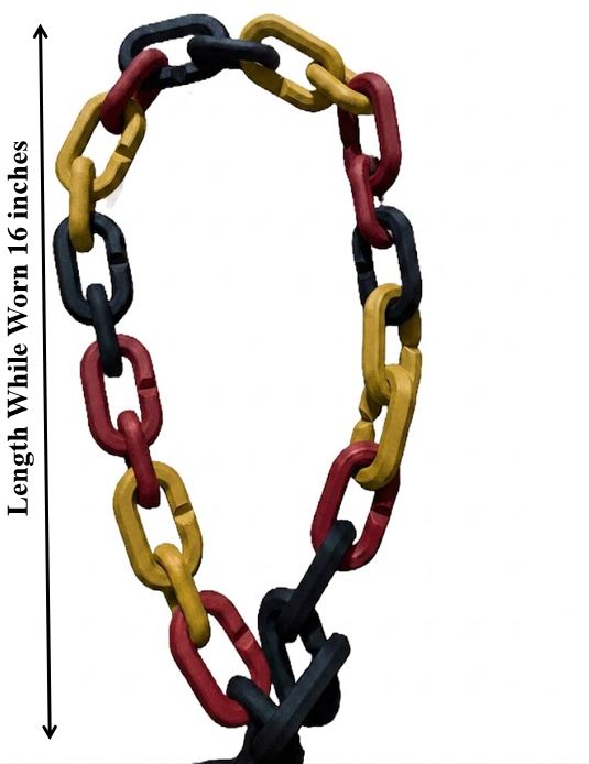 Germany Hype Chain Necklace - FIFA Football Soccer Die Mannschaft Jewelry | Germany Futbol Fan 32" Chain for World Cup Euros Matchday Fans
