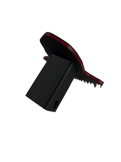 Ghost Face Trailer Hitch Plug Scream Mask Truck Receiver Cap Horror Hood Red Face Evil - 6x6 Inch Emblem - Halloween Hitch Cover