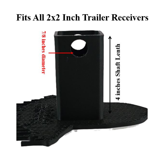 Ghost Trailer Hitch Plug Scream Mask Truck Receiver Cover Cap Horror Movie Decor Fits Standard 2 Inch Receivers For Truck SUV Jeep Fans