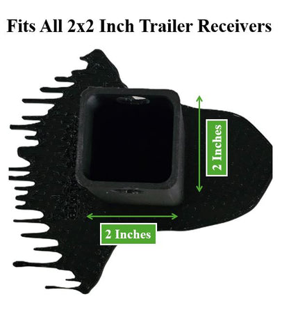 Ghost Trailer Hitch Plug Scream Mask Truck Receiver Cover Cap Horror Movie Decor Fits Standard 2 Inch Receivers For Truck SUV Jeep Fans