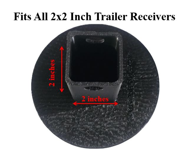 GMC Truck Cover Plug Cap Tow Hitch Trailer Towing 2 Inch Receiver Universal Blue