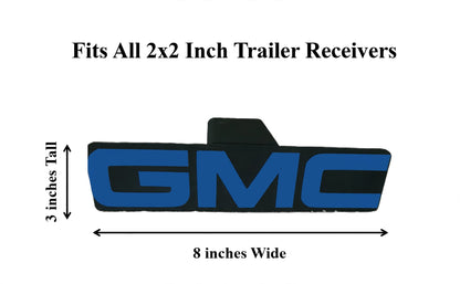 GMC Truck Cover Plug Cap Tow Hitch Trailer Towing 2 Inch Receiver Universal Blue