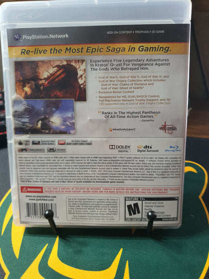 god of war saga playstation 3 collection edition complete like new