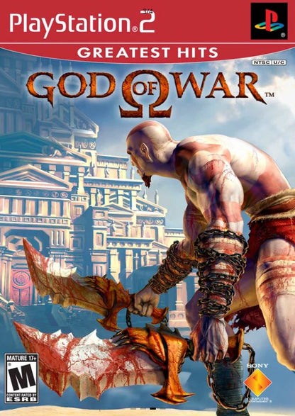 God of War PlayStation 2 Very Good Game Disc Tested Sony 2005 Action Adventure Kratos Collector Black Label Original CIB Mythology Classic