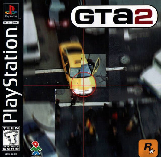 Grand Theft Auto 2 Sony PlayStation 1 PS1 Video Game Rockstar Disc Near Mint