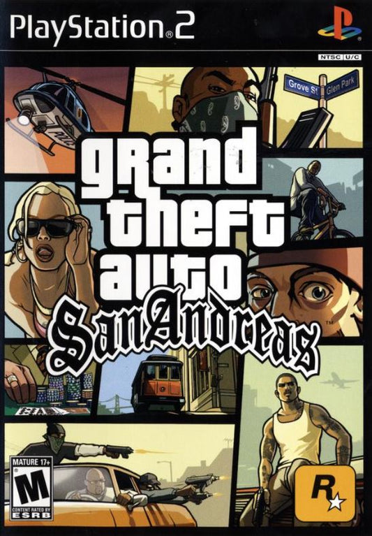 Grand Theft Auto: San Andreas Sony PS2 2004 “Hot Coffee” First Print Black Label
