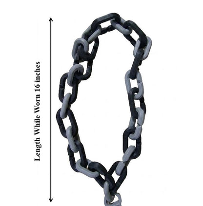 San Antonio Spurs Basketball Playoff Hype Chain – 8" Pendant 32" Chain NBA Fan Necklace for Spurs Nation Black and Gray