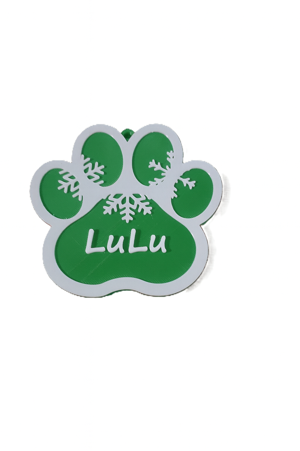 3 Pcs NEW Christmas Pet Paw Ornament Holiday Set Tree Custom Dog Cat Animal Name