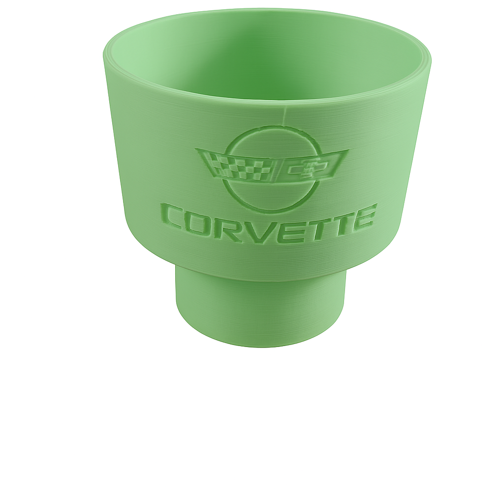Cup Holder Plastic Liner 1984-1996 Corvette C4 Center Console Adapter - C4 Corvette Drink Holder Insert Replacement for Corvette Owners