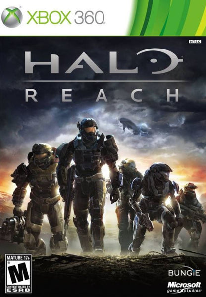Halo Reach Xbox 360 Complete Case Disc Manual Bungie Microsoft Game Studios Mature Shooter NTSC