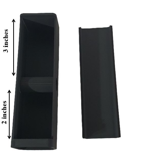 Trailer Hitch Vault Cap Cover - Hidden Compartment Safe to Stash Store Hide Keys, Cash & Valuables - Waterproof Secure Storage for Trucks 2" Receivers 7" Long