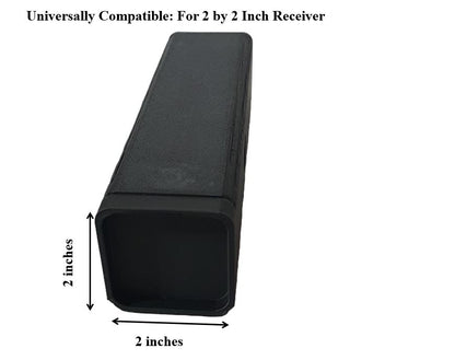 Trailer Hitch Vault Cap Cover - Hidden Compartment Safe to Stash Store Hide Keys, Cash & Valuables - Waterproof Secure Storage for Trucks 2" Receivers 7" Long