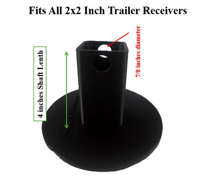 Mexican Flag Themed Soccer Ball Hitch Cover Cap Plug – Fits 2 Inch Receiver for Truck & SUV – FIFA World Cup Mexico Fan Trailer Accessory