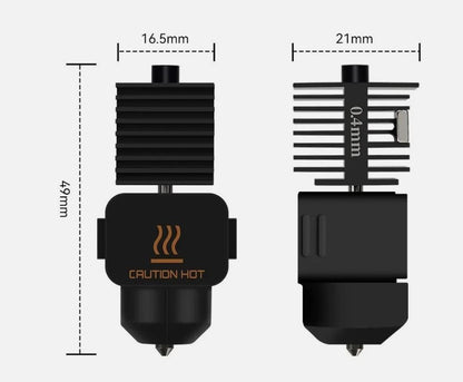 Hotend Kit For Bambu Lab A1/A1 mini Hotend Heating Assembly Hotend Replacement Blob Removal Aftercare