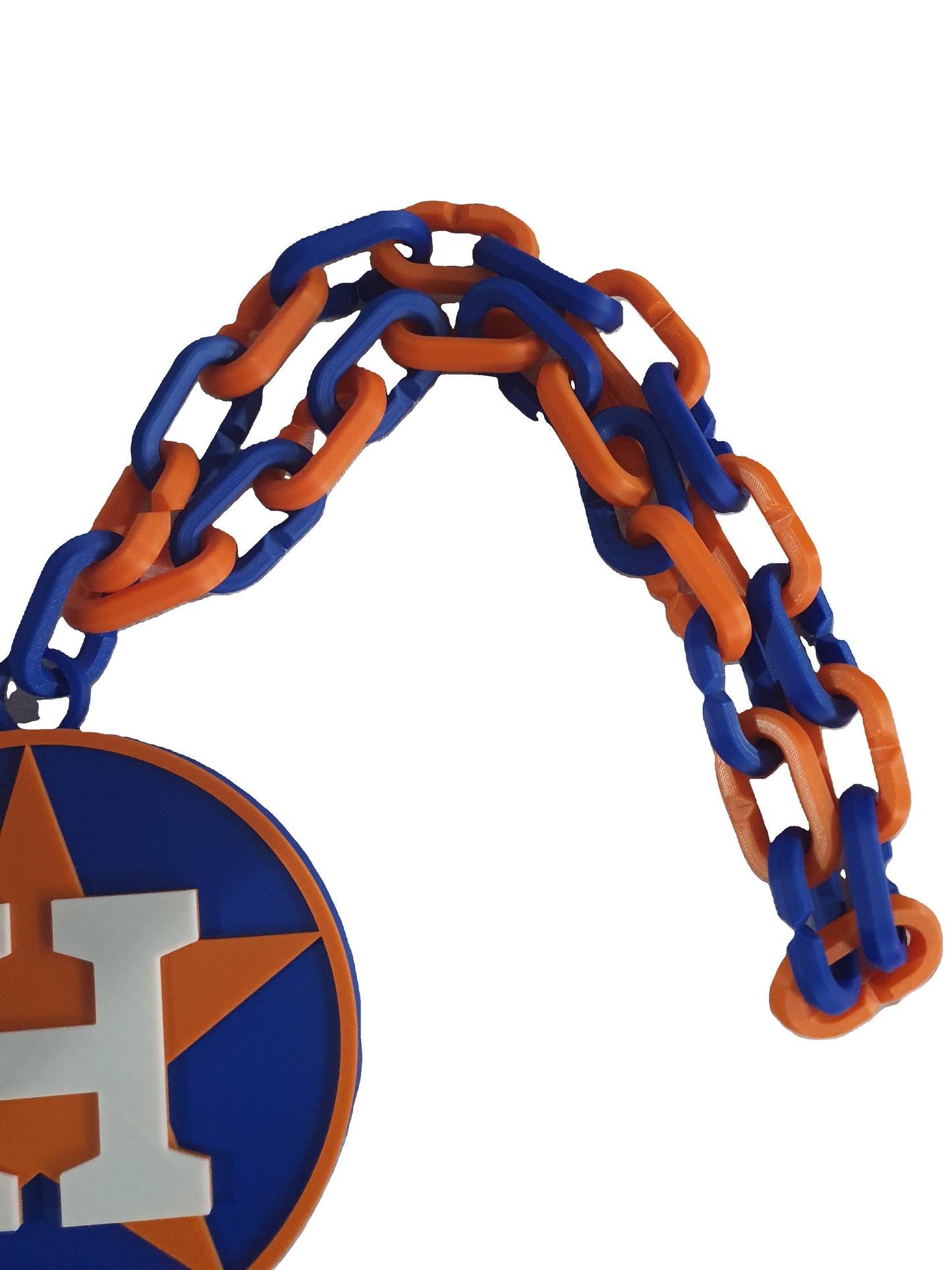 Houston Astros Big Logo Fan Hype Chain 32" Necklace MLB Baseball 3D Printed
