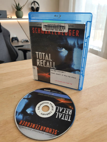 Total Recall Mind-Bending Edition Blu-ray Arnold Schwarzenegger Sci-Fi Action Thriller 1990 Paul Verhoeven Mars Classic Original