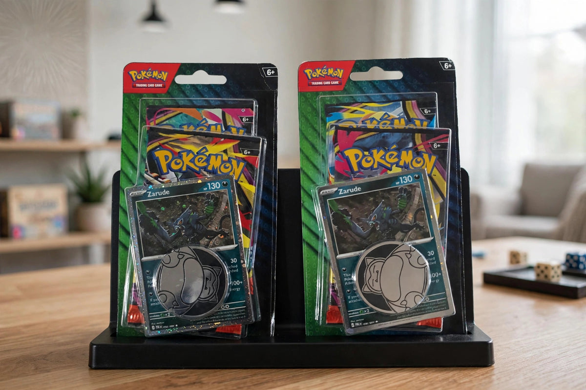 Pokemon TCG Mega Evolution Pitch Black Zarude Lot of 2 Blister Promo Sealed -4pk