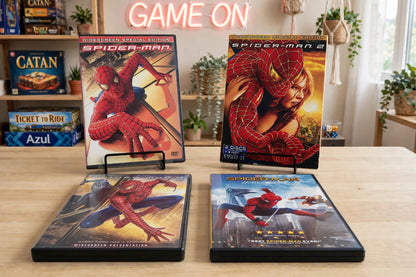 Spider-Man DVD Lot 4 Films Spider-Man 1 Widescreen Special Edition 2 2 Discs 3 Homecoming Marvel Superhero Movies
