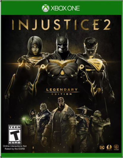 Injustice 2 Legendary Edition (Microsoft Xbox One, 2018) Complete Very Good Disc