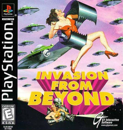 Invasion From Beyond PS1 PlayStation 1 Complete CIB Disc Good Tested Retro Game Sci Fi Shooter GT Interactive 1998 Collector Edition Box Manual